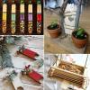 image100 Pcs Craft Sticks Ice Cream Natural Wood Popsicle Craft Sticks 45 inch Length Treat Ice Pop Sticks for DIY Crafts