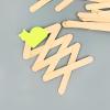 image100Pcs Jumbo Wooden Craft Sticks Popsicle Stick 6 Long x 34Wide Treat Ice Pop for DIY CraftsHome Art Projects Classroom Supplies