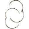 image2 Inch 15 Pack Loose Leaf Binder Book Rings with Metal Nickel Plated for Keyand Index Cards for School Home or Office Silver
