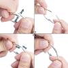 image2 Inch 15 Pack Loose Leaf Binder Book Rings with Metal Nickel Plated for Keyand Index Cards for School Home or Office Silver