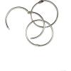 image2 Inch 15 Pack Loose Leaf Binder Book Rings with Metal Nickel Plated for Keyand Index Cards for School Home or Office Silver
