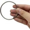 image3 Inch 12 Pack Loose Leaf Binder Book Rings with Metal Nickel Plated for Keyand Index Cards for School Home or Office Silver