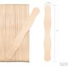 image55 Pcs Wooden Fan Handles 8 inch Jumbo Craft Sticks for Wedding Programs or Paint Mixing Crafts Home Art Projects Classroom Art Supplies