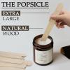 image8100Pcs KTOJOY Jumbo Wooden Craft Sticks Wooden Popsicle Craft Sticks Stick Treat Sticks Ice Pop Sticks for DIY CraftsHome Art Projects Classroom Art Supplies