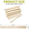image8100Pcs KTOJOY Jumbo Wooden Craft Sticks Wooden Popsicle Craft Sticks Stick Treat Sticks Ice Pop Sticks for DIY CraftsHome Art Projects Classroom Art Supplies