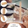imageKTOJOY 200 Pcs Craft Sticks Ice Cream Sticks Natural Wood Popsicle Craft Sticks 45 inch Length Treat Sticks Ice Pop Sticks for DIY Crafts