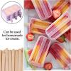 imageKTOJOY 200 Pcs Craft Sticks Ice Cream Sticks Natural Wood Popsicle Craft Sticks 45 inch Length Treat Sticks Ice Pop Sticks for DIY Crafts