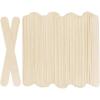 image100Pcs Jumbo Wooden Craft Sticks Popsicle Stick 6 Long x 34Wide Treat Ice Pop for DIY CraftsHome Art Projects Classroom Supplies