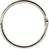 image3 Inch 12 Pack Loose Leaf Binder Book Rings with Metal Nickel Plated for Keyand Index Cards for School Home or Office Silver