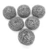 image6 Pack Stainless Steel Wool Scrubber Scrubbing Scouring Pad Steel Wool Scrubber for Kitchens Bathroom and MoreScouring Pad