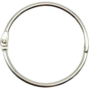 image2 Inch 15 Pack Loose Leaf Binder Book Rings with Metal Nickel Plated for Keyand Index Cards for School Home or Office Silver