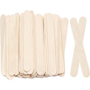 image8100Pcs KTOJOY Jumbo Wooden Craft Sticks Wooden Popsicle Craft Sticks Stick Treat Sticks Ice Pop Sticks for DIY CraftsHome Art Projects Classroom Art Supplies