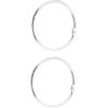 image3Inch 6 Pack Loose Leaf Binder Rings Keychain Key Metal Nickel Plated Steel Binder Book Rings Silver