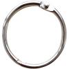image15 Inch 20 Pack Loose Leaf Binder Book Rings with Metal Nickel Plated for Keyand Index Cards for School Home or Office Silver